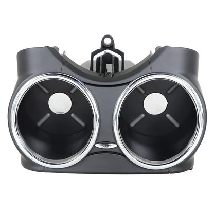 Dual Cup Holder Bracket Black for Benz W219 CLS500 CLS63 AMG (2006-2010)