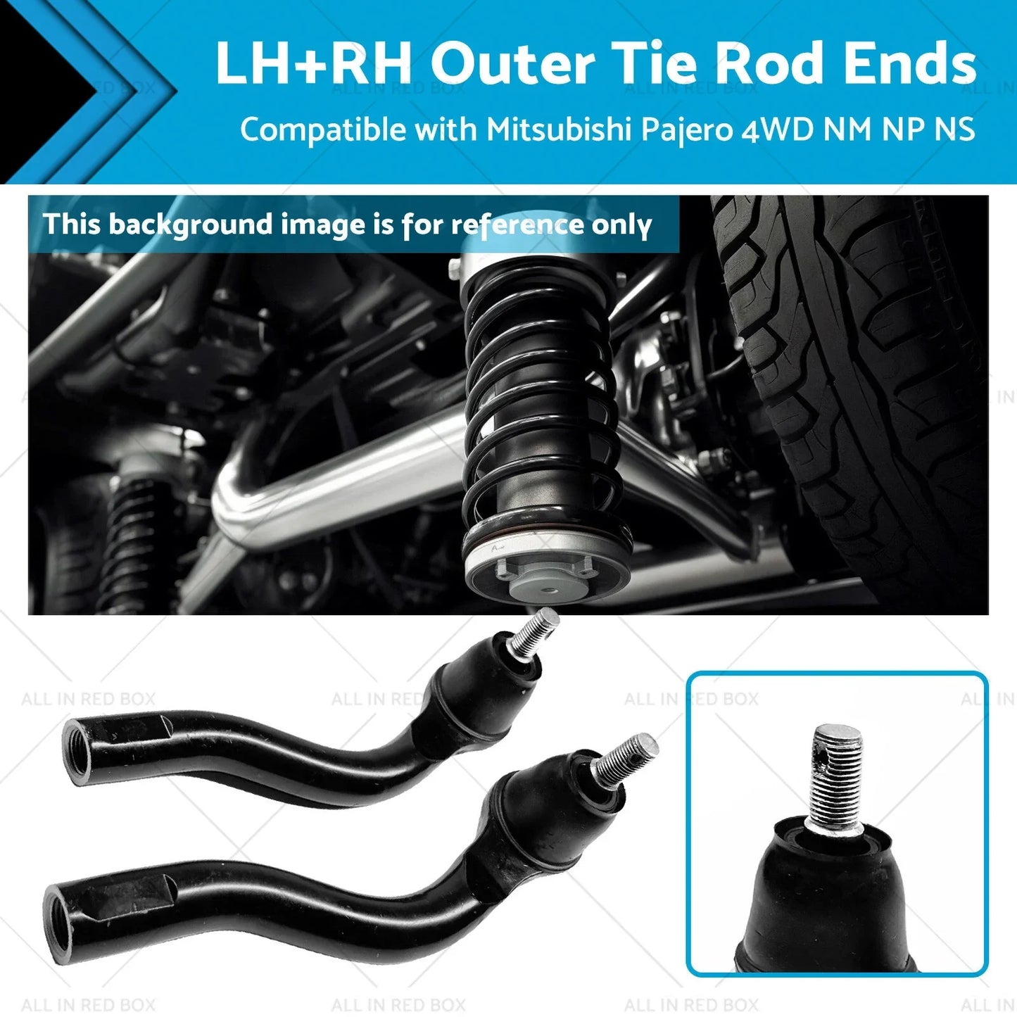 Outer Tie Rod Ends  for Mitsubishi Pajero Triton 4WD (ML)