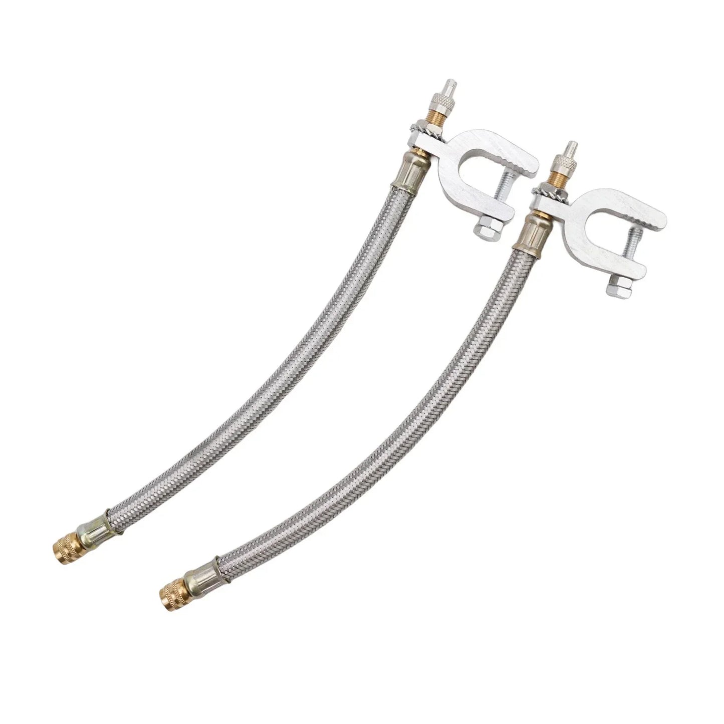 Valve Stem Extension 2 x Dual Wheel Stainless Steel