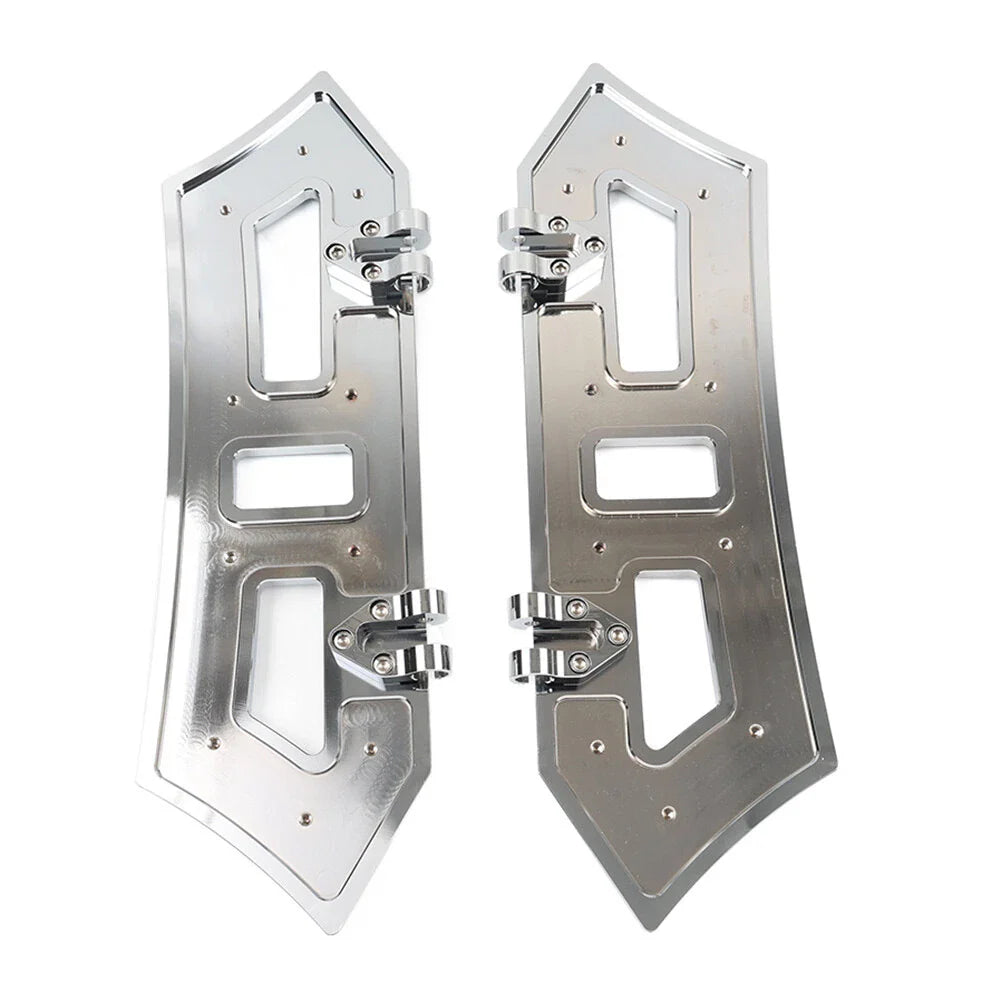 Chrome Front Driver Footboard for Harley Softail Touring