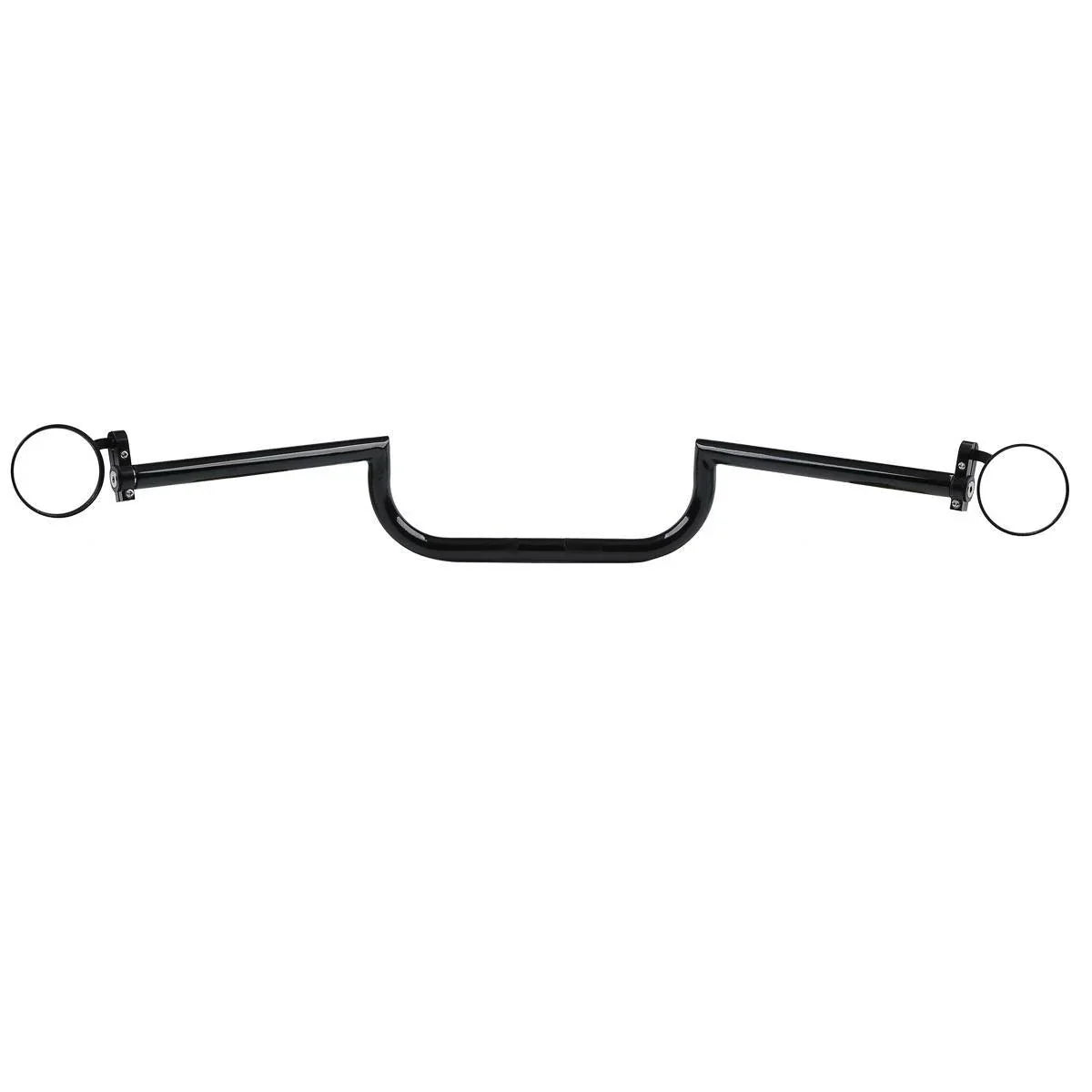 7/8" Black Handlebar & End Mirrors for Cafe Racer Bobber Chopper Dyna