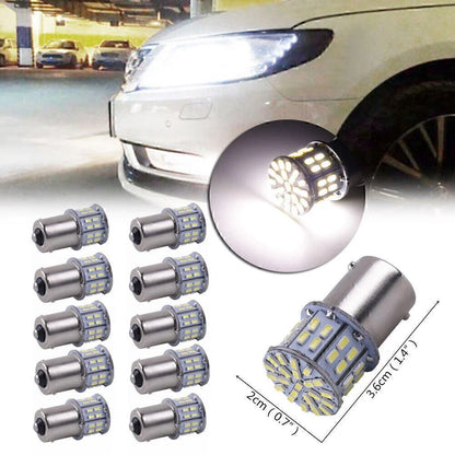 10 x 50SMD LED Tail Turn Signal Light Bulbs for BA15S 1156