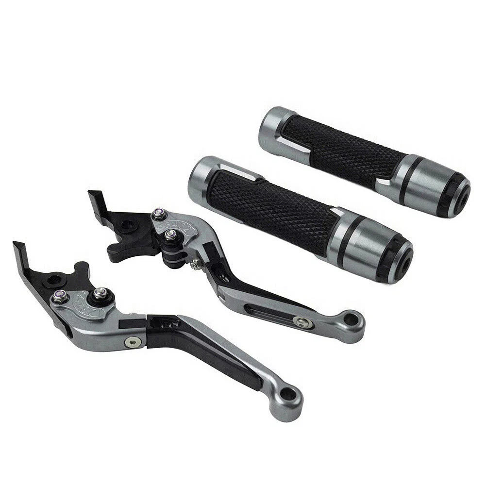 Titan Extendable Brake Clutch Lever Grip Set for Yamaha YZF R1 (2009-2014)