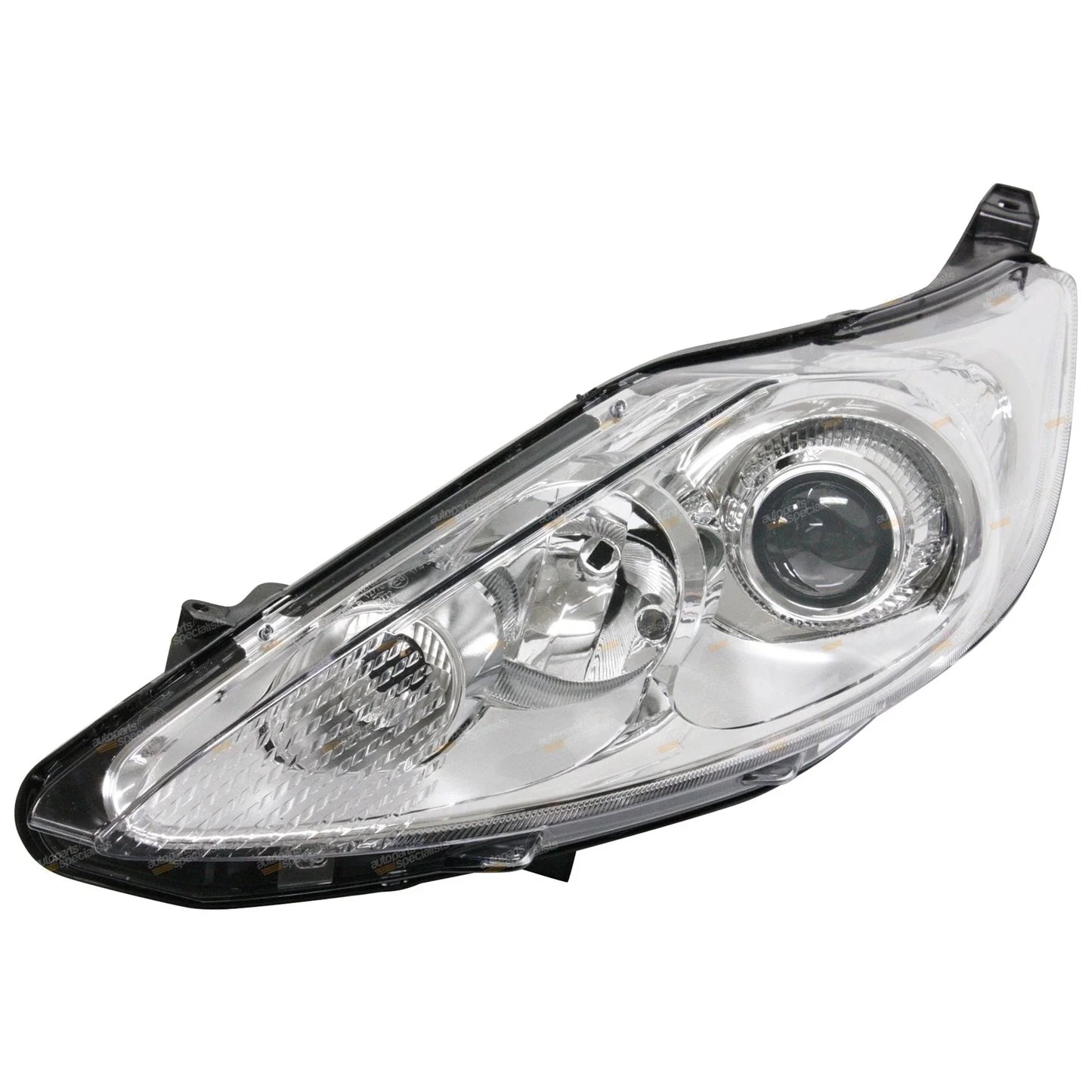 Left LH Chrome Projector Headlight for Ford Fiesta Zetec Hatch (2009 - 2013)
