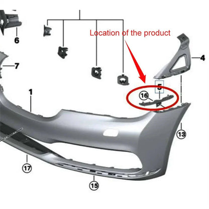 Left Bottom Bumper Grille Guide Bracket for BMW G12 G11 740i (2016-2023)