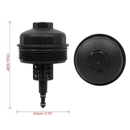 Oil Filter Cap Cover Replacement for BMW E88 E90 E60 E63