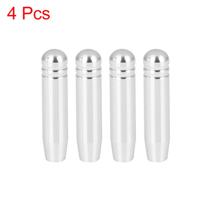 4 x Bolt-On Door Lock Pins Silver Tone for BMW 3 Series E90 (2005-2013)