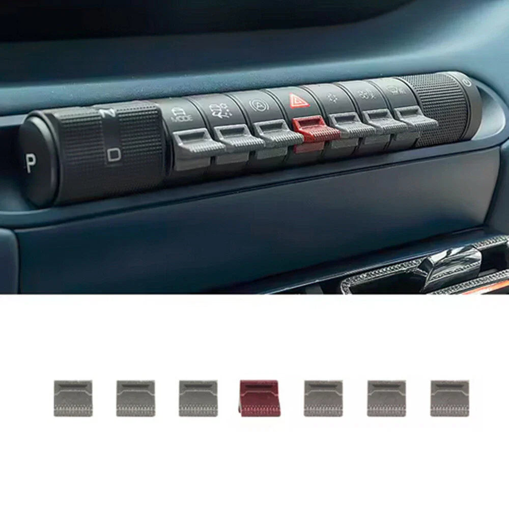 7Pcs Air Conditioning Control Button Stickers for BYD Dolphin Seagull