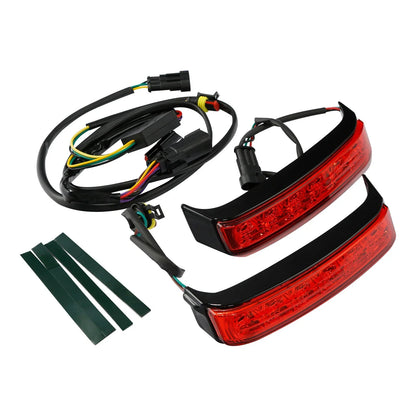 LED Saddlebag RED Run Brake Turn Light for Harley Electra Glide (2014-2024)