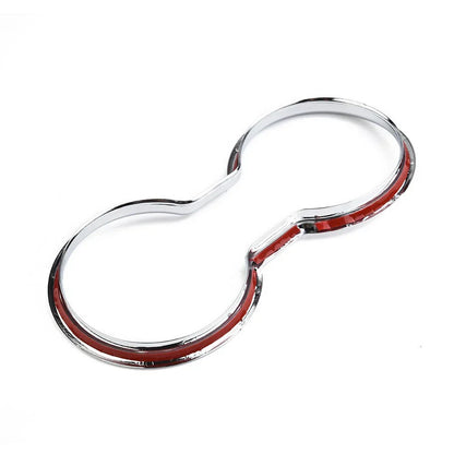 Cup Holder Trim / Silver Water / Chrome Cover Decoration for All Models (2011–2018)