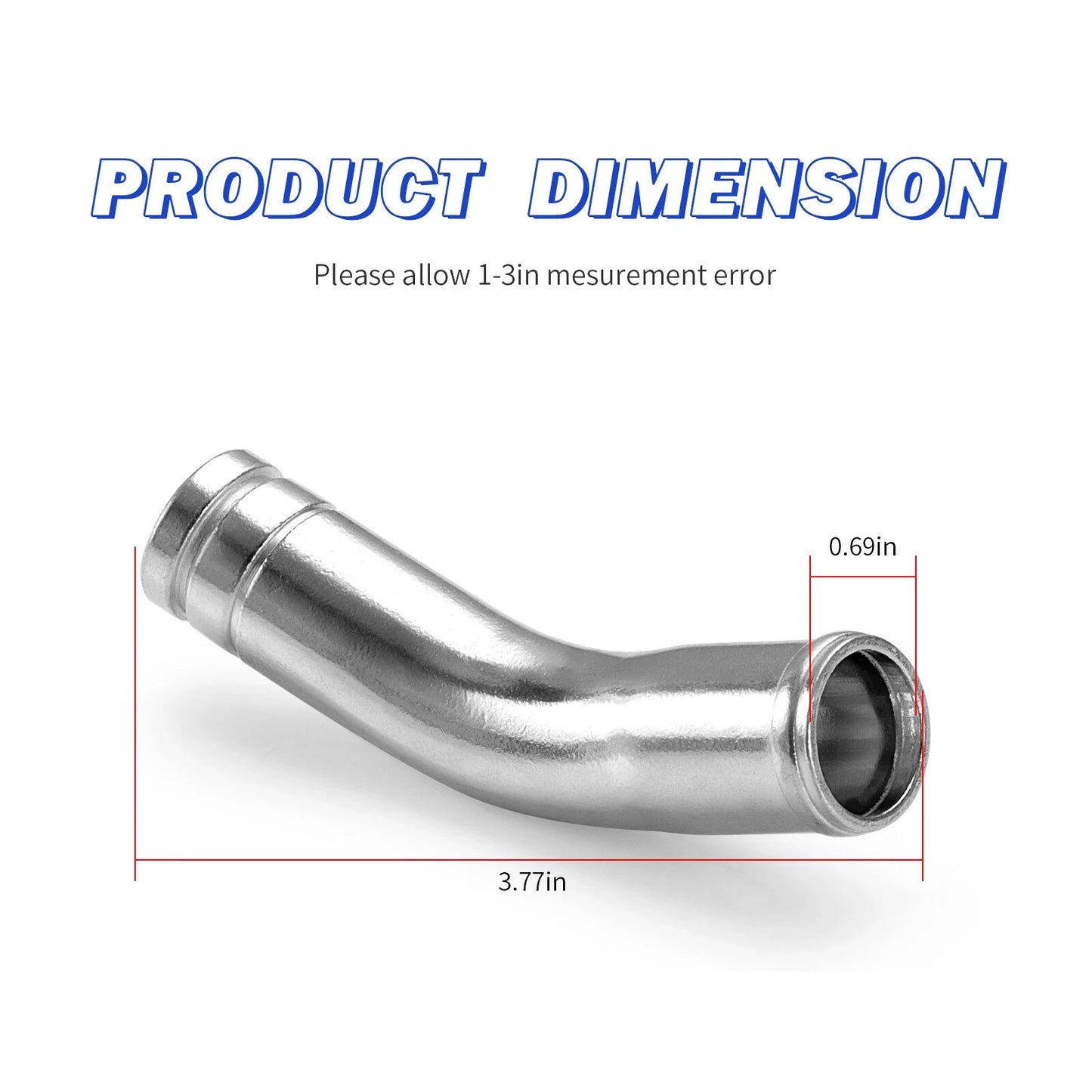 Water Pump Joint Tube Coolant Radiator Hose for Yamaha Banshee (1987–1987)
