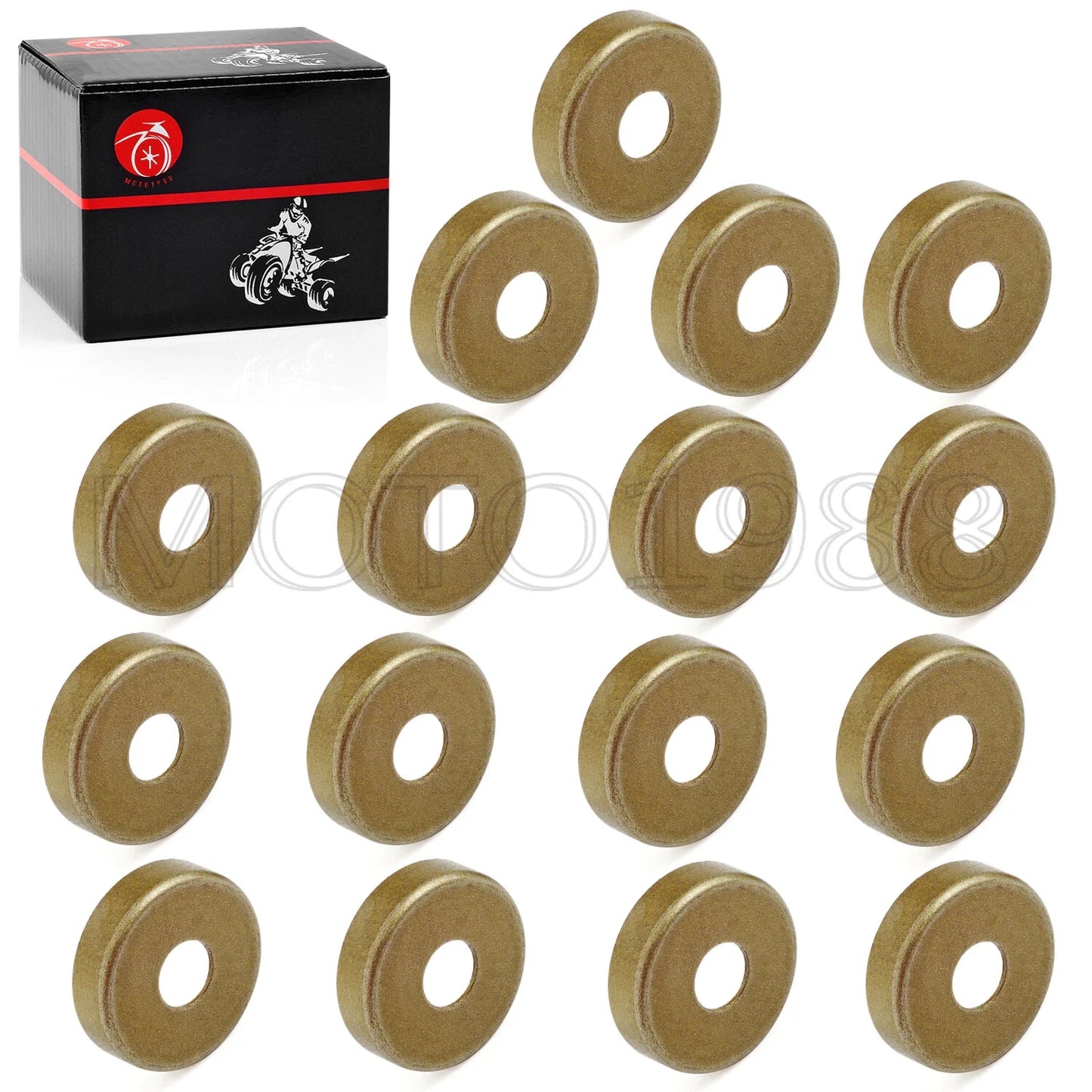 16pcs A Arm Bushing Dust Seal Caps Kit for Yamaha Warrior 350 (1987–2004)
