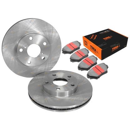 Front Disc Brake Rotors & Pads for Toyota RAV4 (2000–2005)
