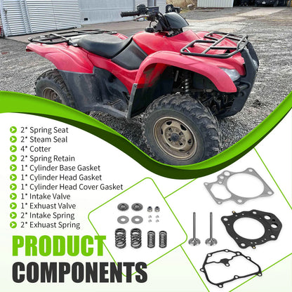 Valve & Gasket Cylinder for Honda Rancher 420 TRX420 (2009–2024)