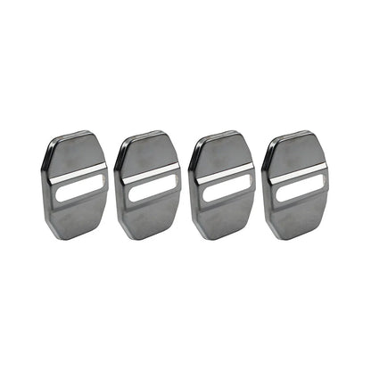 Black Door Lock Covers for BMW F40, F45, Benz C-Class, Maserati