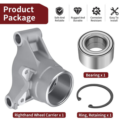 Right Hand Wheel Carrier w/ Bearing Kit for Polaris Sportsman X2 500/700/800 (2004–2007)