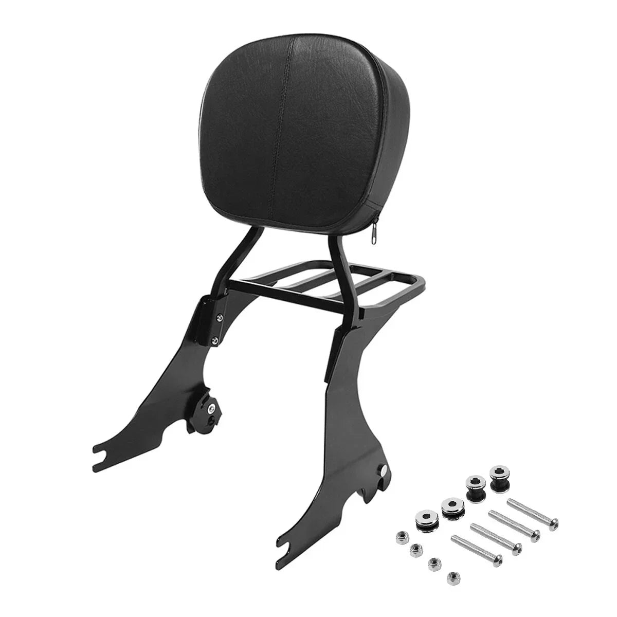 Sissy Bar Backrest Luggage Rack for Harley Sportster (2004-2022)