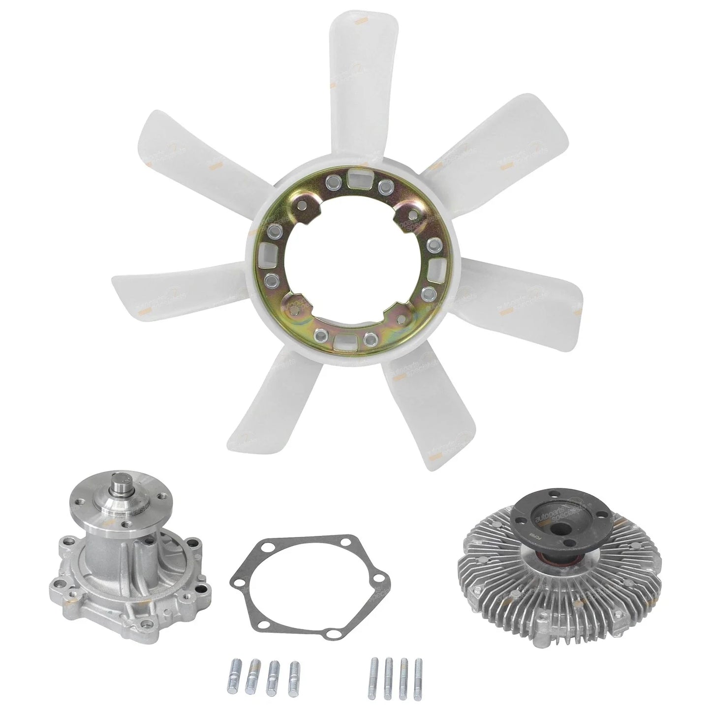 Water Pump / 2.8L/3L / Fan Clutch & Blade for Hilux (1988–1999)