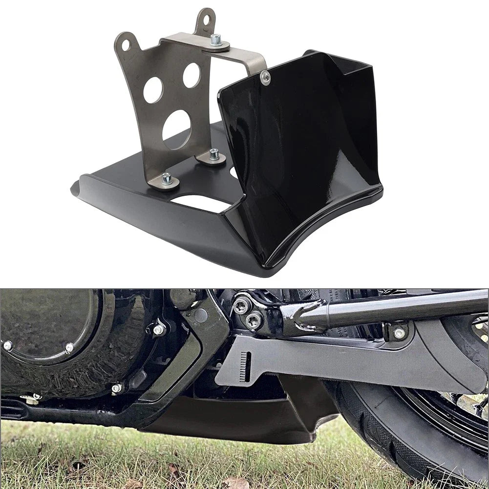 Chin Spoiler Cover Black for Harley Softail Street Bob Low Rider (2018-2024)