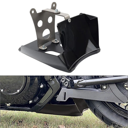 Chin Spoiler Cover Black for Harley Softail Street Bob Low Rider (2018-2024)