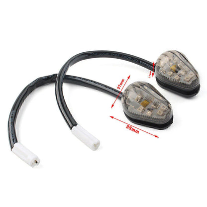 LED Gray Turn Signal Lights for YAMAHA FZ10 FZ03 FZ25 FJ-09 XSR 700 900