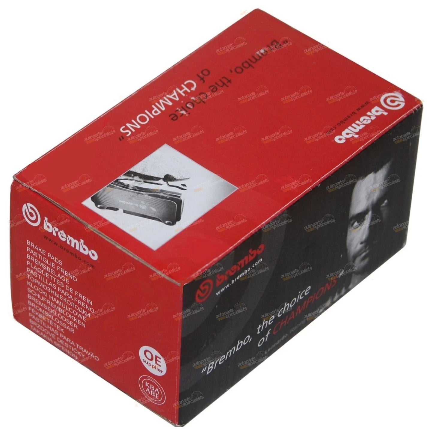 Brembo 3.8L 2.8L Disc Brake Pad Set for Chrysler Grand Voyager RT (2008-2012)