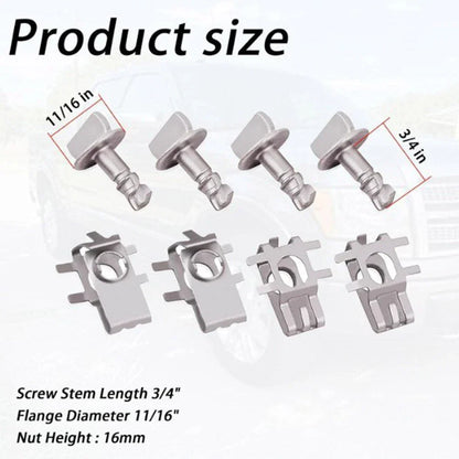 4 x Engine Cover Retainers Hood Clips for Ford F150, Explorer (2004-2023)