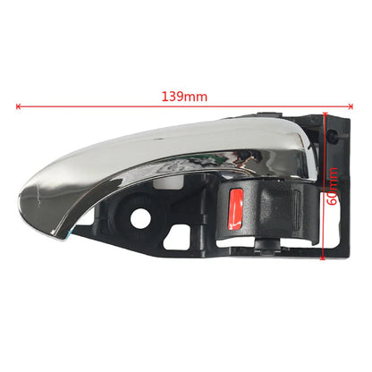 Left Interior Door Handle with Chrome Lever for Toyota Camry RAV4 (2007-2012)