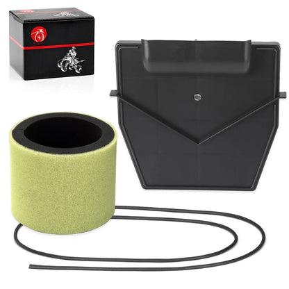 Air Filter & Box Lid Cover w/Seal for Kawasaki Bayou 220
