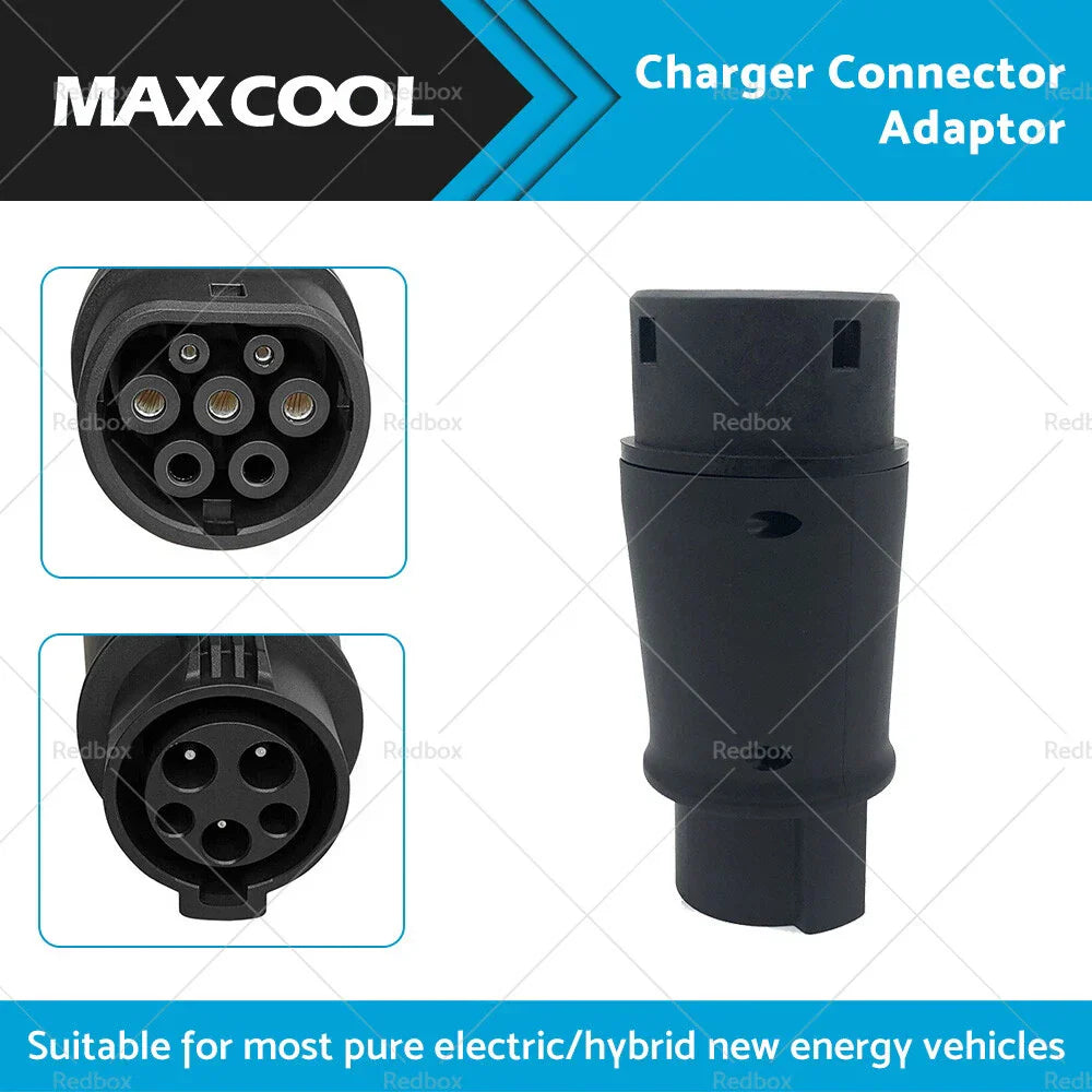32A J1772 Type 1 to Type 2 EV Adapter for Audi A3 (2013-2020)