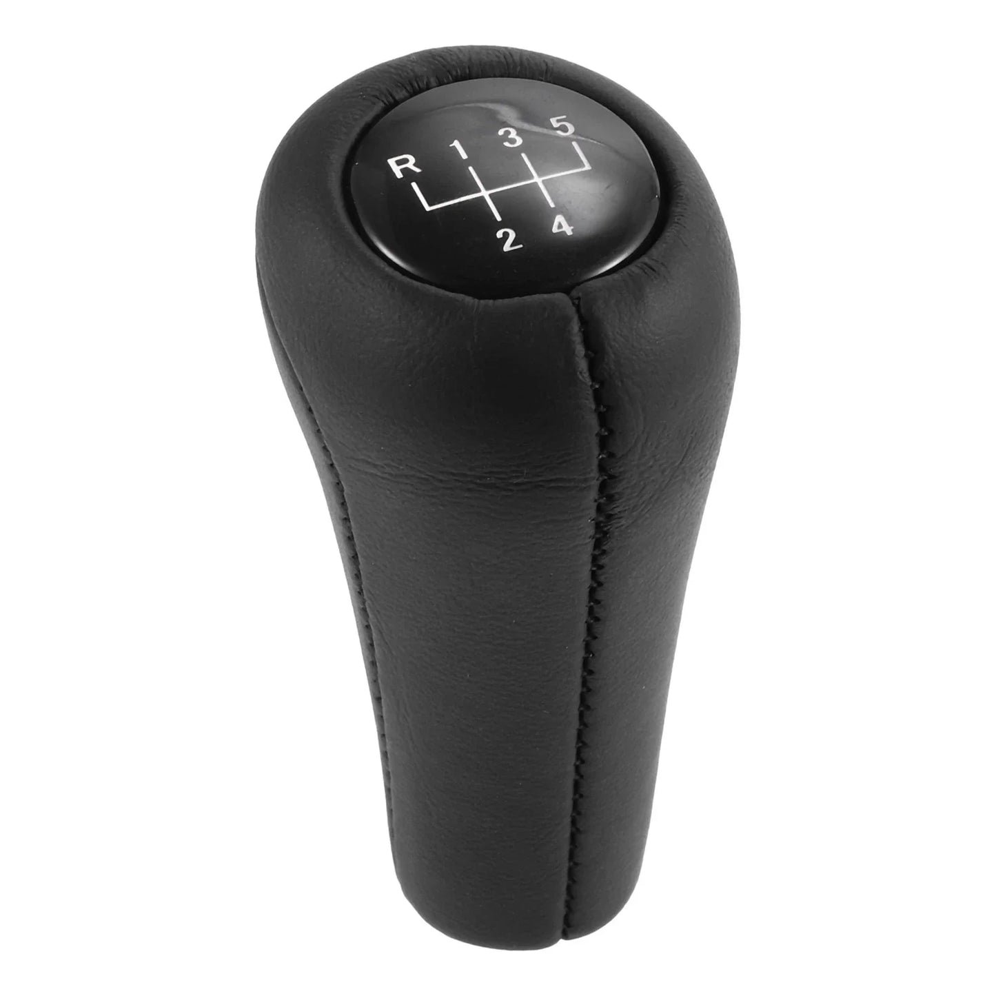 5 Speed Manual Gear Shift Knob Transmission for BMW Faux Leather Black