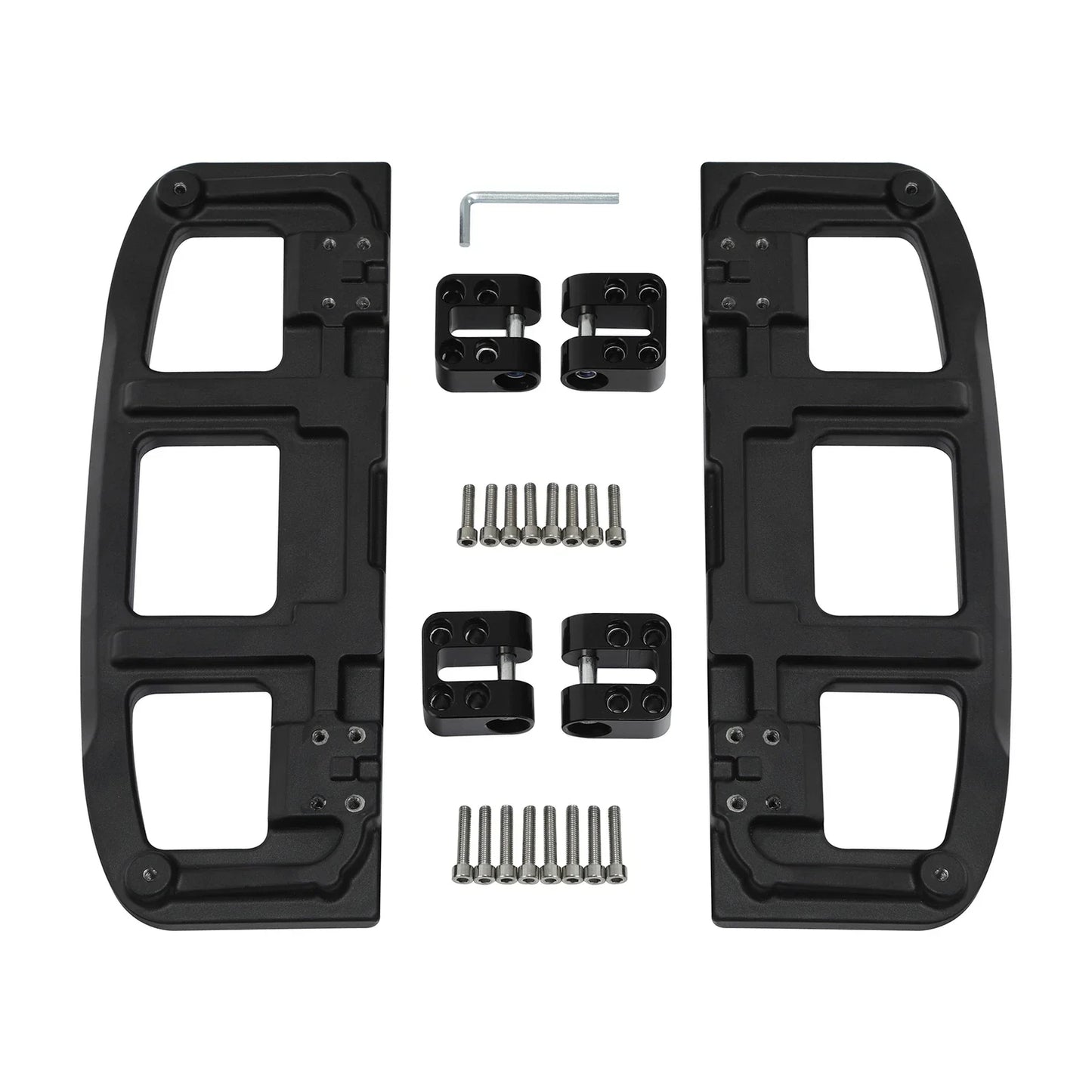 Matte Black Driver Footboard for Harley Road King, Glide (2009-2024)
