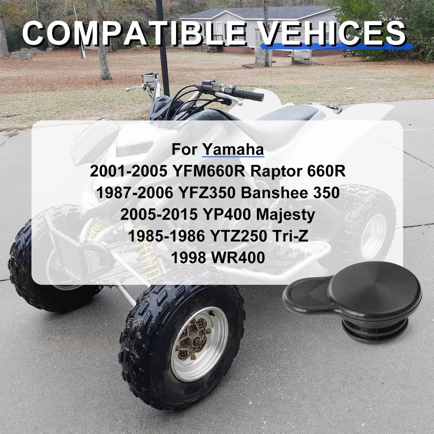 Radiator Coolant Tank Reservoir Cap for Yamaha Banshee (1987–2006)
