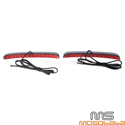 LED Saddlebag Brake Accent Lights for Harley Touring Street Glide Road Glide (14-23)