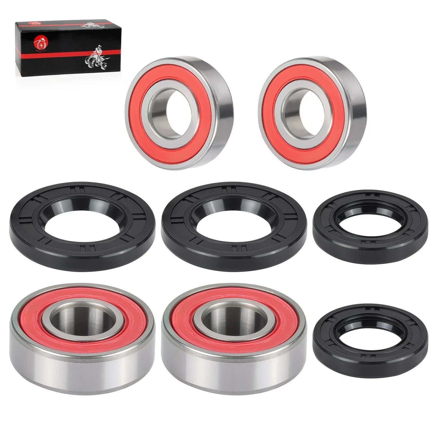 2 x Front Wheel Bearings & Oil Seals Kit for Polaris Outlaw 450 MXR (2008–2010)