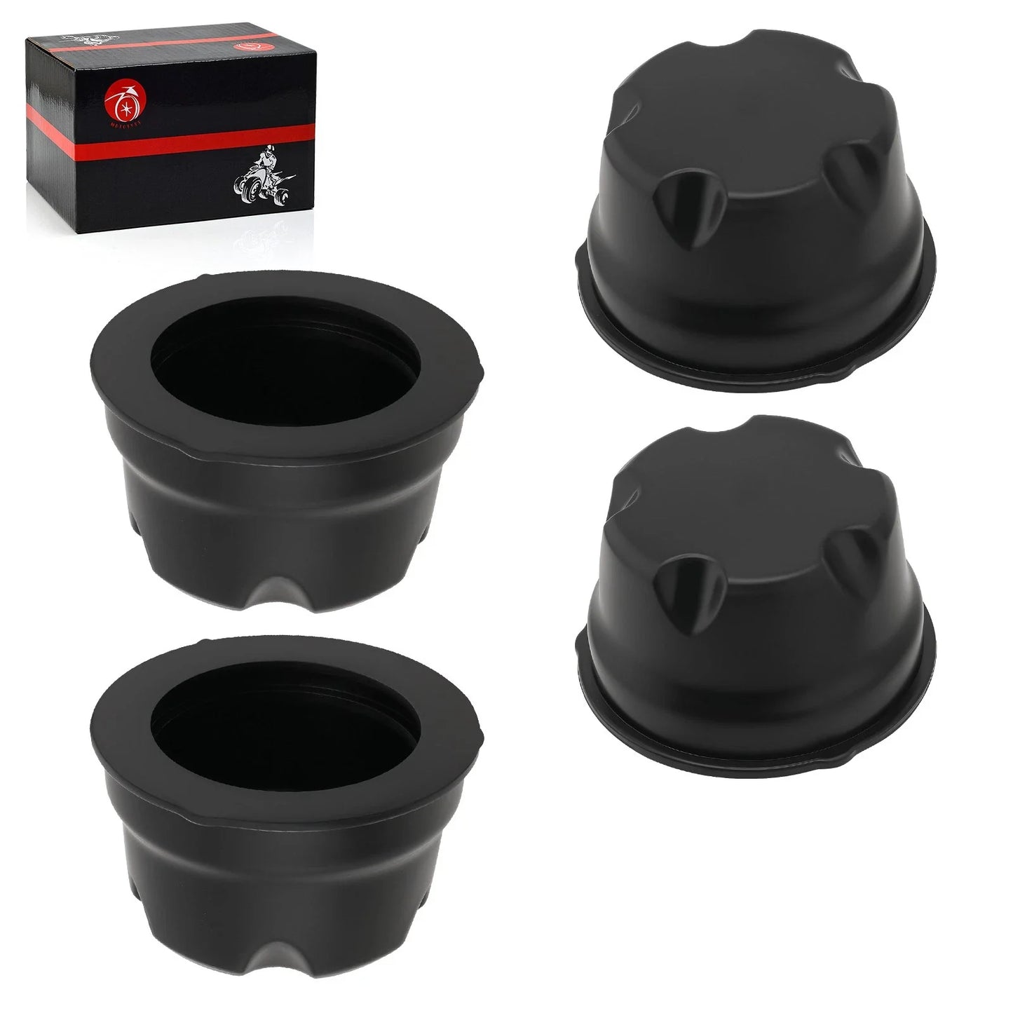 4x Front Rear Wheel Hub Caps for Suzuki Eiger 400 2x4 4x4 (2002–2007)