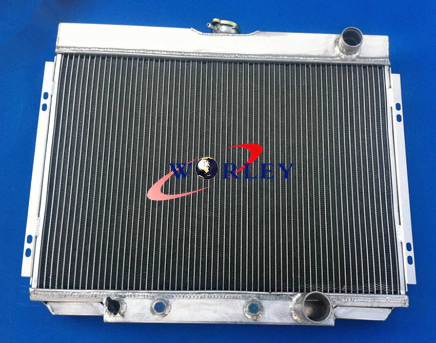 3 Row Aluminum Radiator & Fans for Ford Mustang, Fairlane (1967-1970)