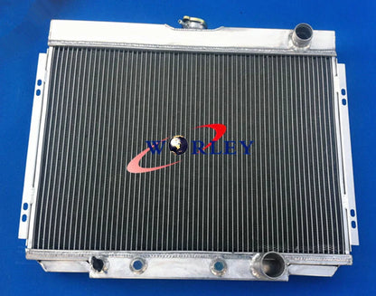 3 Row Aluminum Radiator & Fans for Ford Mustang, Fairlane (1967-1970)