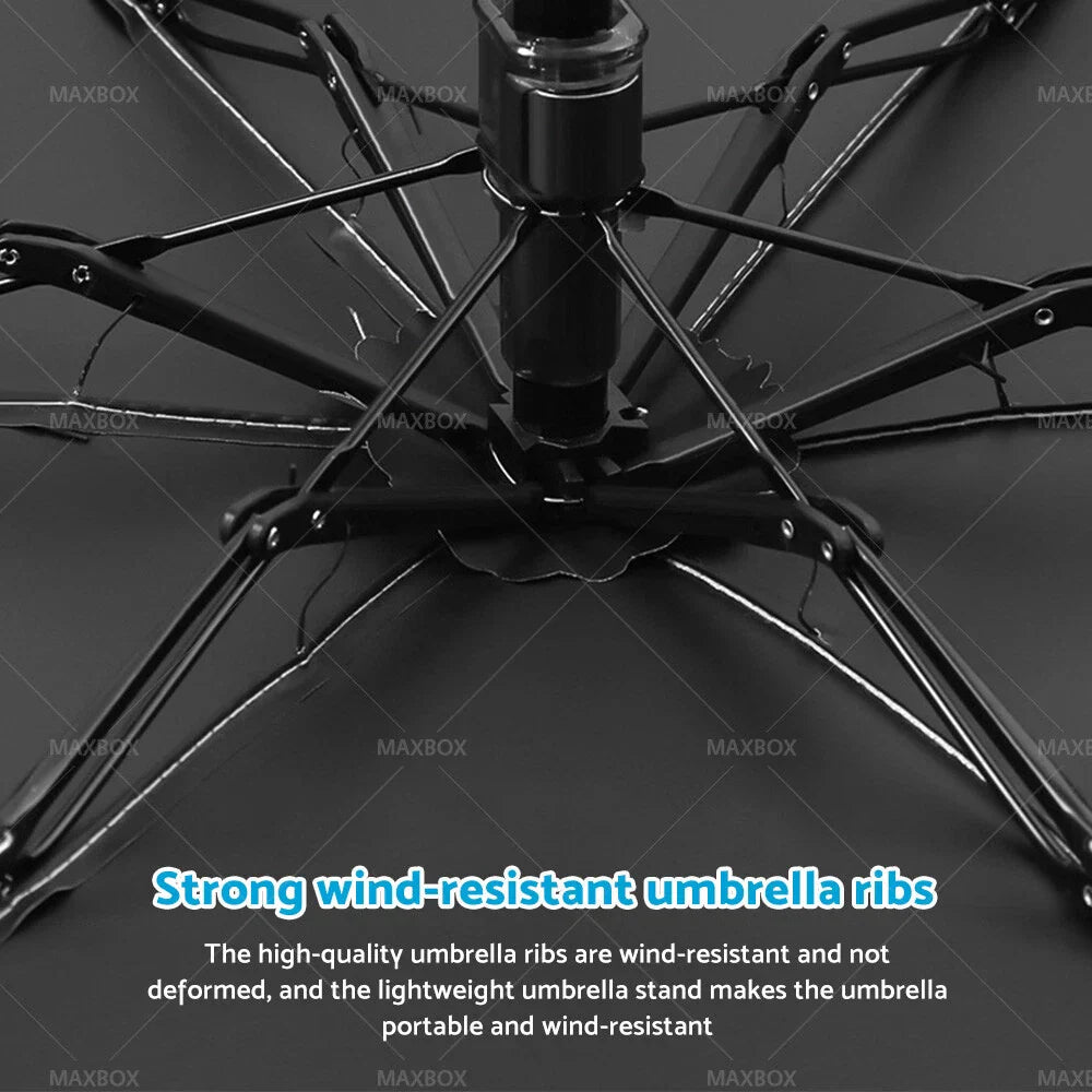 Mini Pocket Umbrella 15cm Six-fold UV Block Sunscreen Protection UPF 50%+