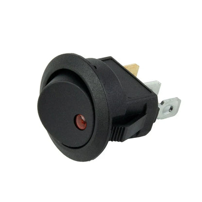 SPST Switch / 12V 10A / Rocker Red LED Light Fittings for Car Boat