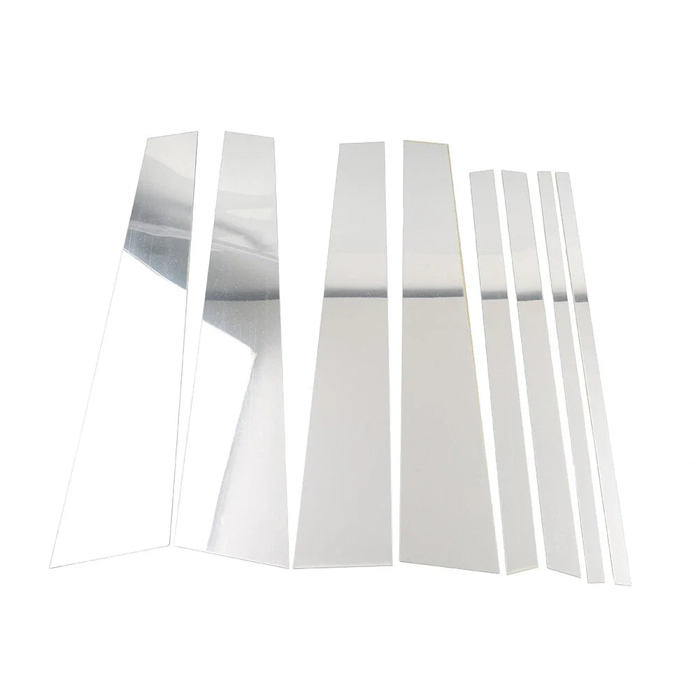 8x Pillar Post Door Window Cover Trim for Honda Pilot Ridgeline (2016-2022)