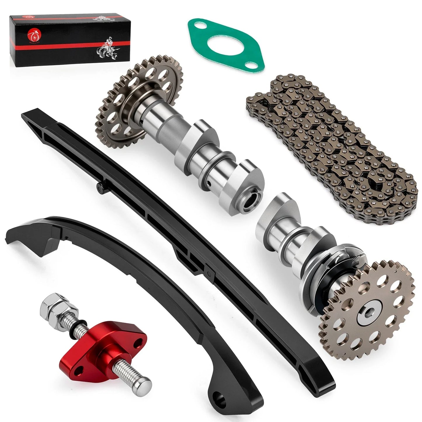 Intake/Exhaust Camshaft w/ Guides Tensioner for Suzuki Z400 (2003–2009)