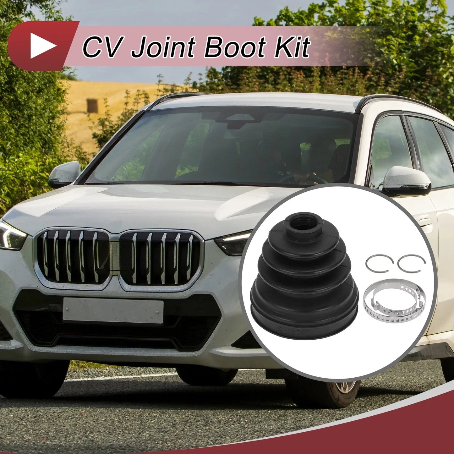 Inner CV Joint Boot Kit with Clamps for BMW X1 (2016-2023)
