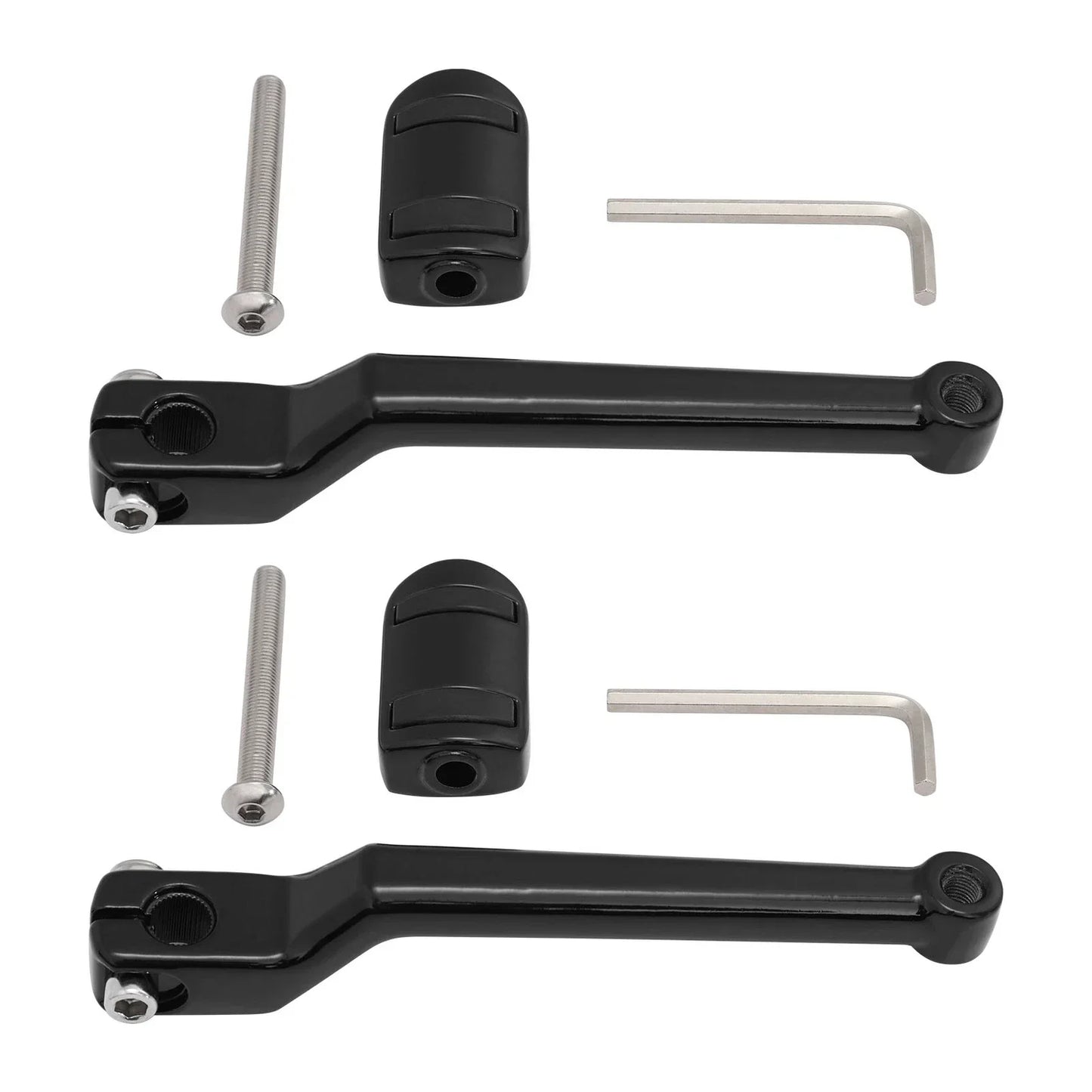 Black Left Heel Toe Shift Lever Pedal Peg for Harley Touring Road King (1988-2024)