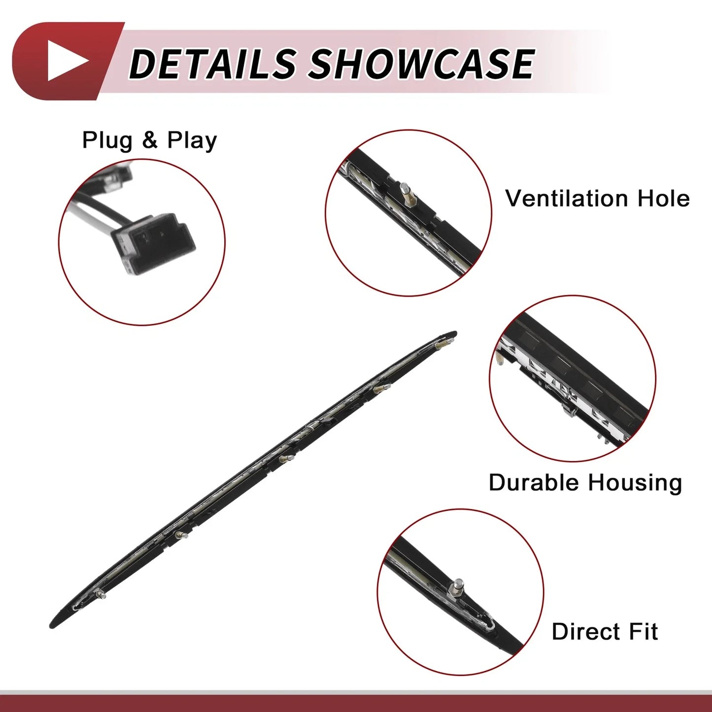 LED Third Brake Light for BMW E63 E64 6-Series (2004 - 2007)