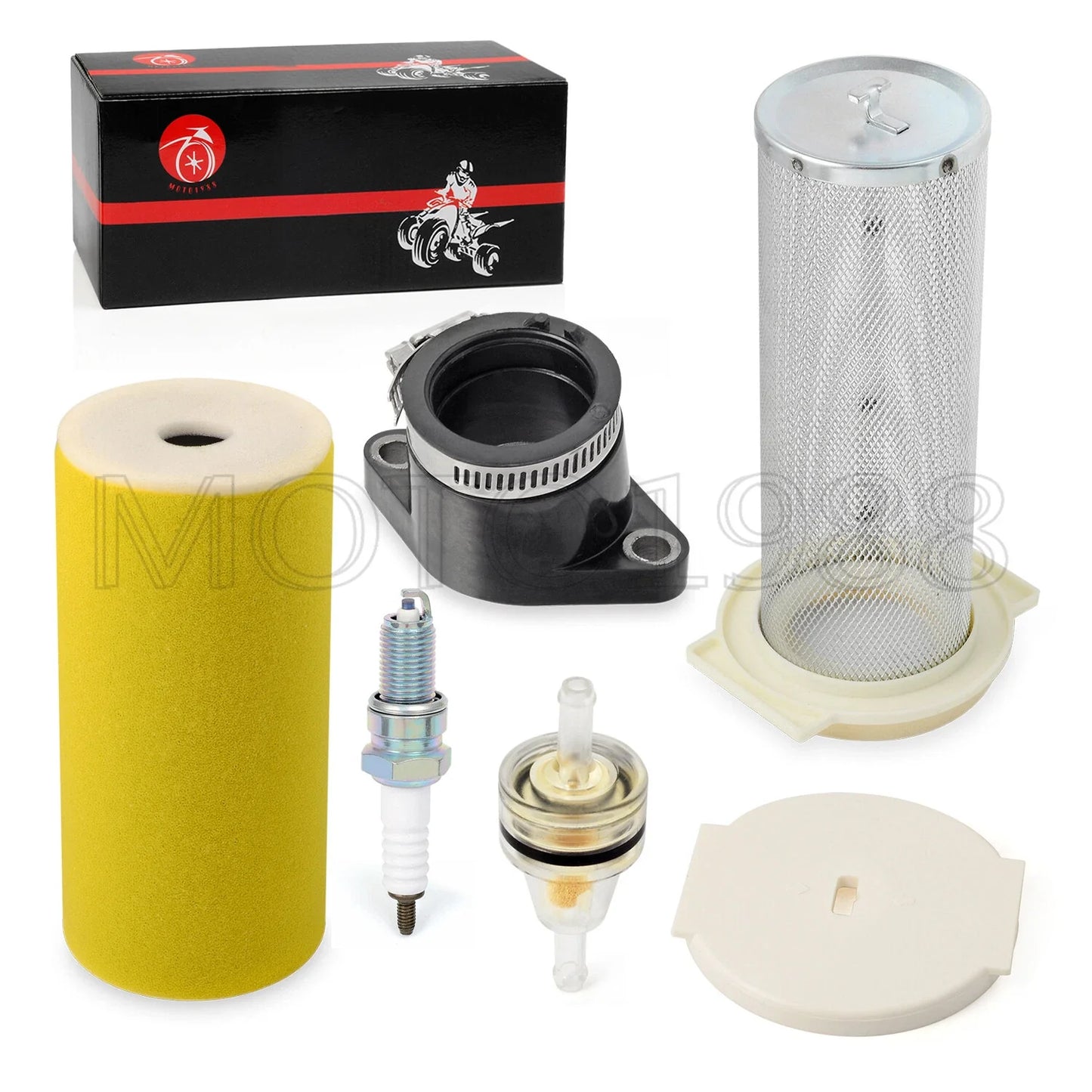 Air Filter Guide END CAP spark plug for Yamaha Kodiak 400 (2000–2002)