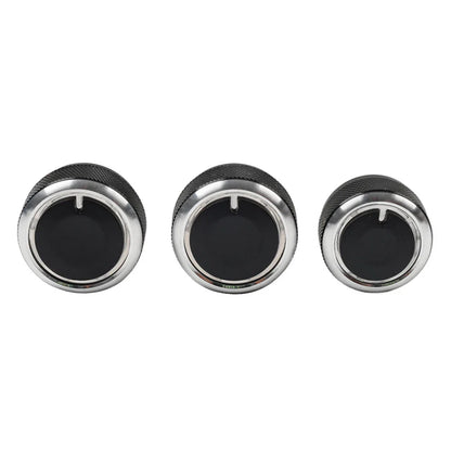 3 x ABS Air Conditioning Knob Switch Decor for VW Polo (2004-2013)