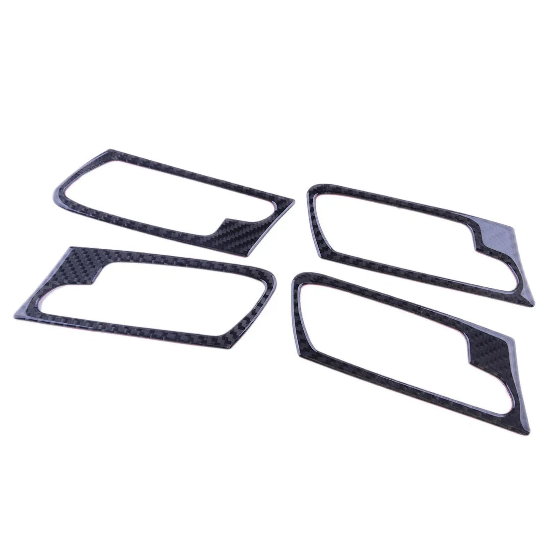 Carbon Fiber Interior Door Handle Frame Cover for BMW X5 E70 X6 E71 (2008-2013)