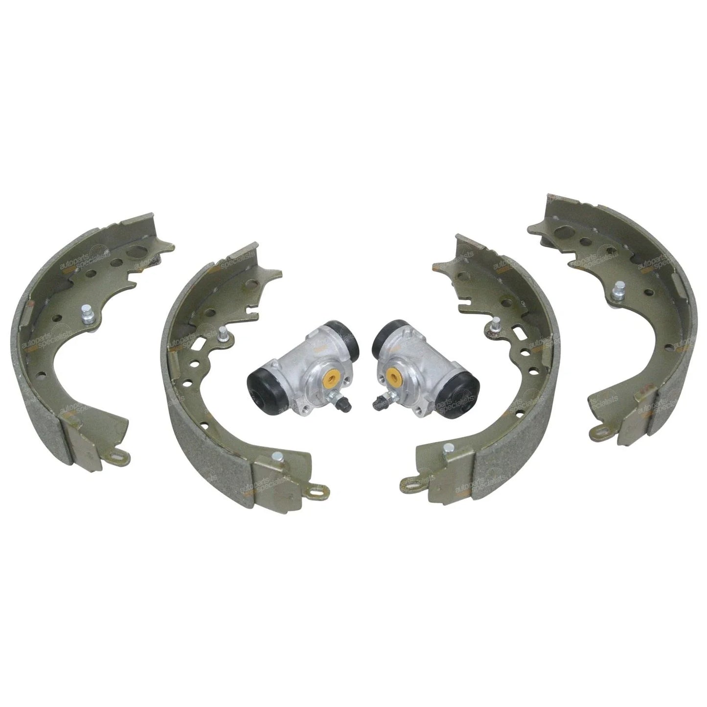 Rear Brake Shoe Set 2 x Wheel Cylinders for Hiace Van (2005–2012)