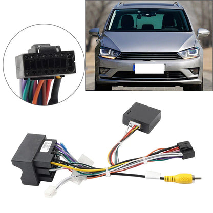 16Pin Power Cable Adapter with Canbus Box for VW Golf 7, Passat (2013-2020)